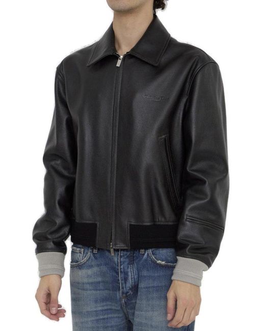 Dior Black Couture Zip-up Long-sleeved Jacket for men