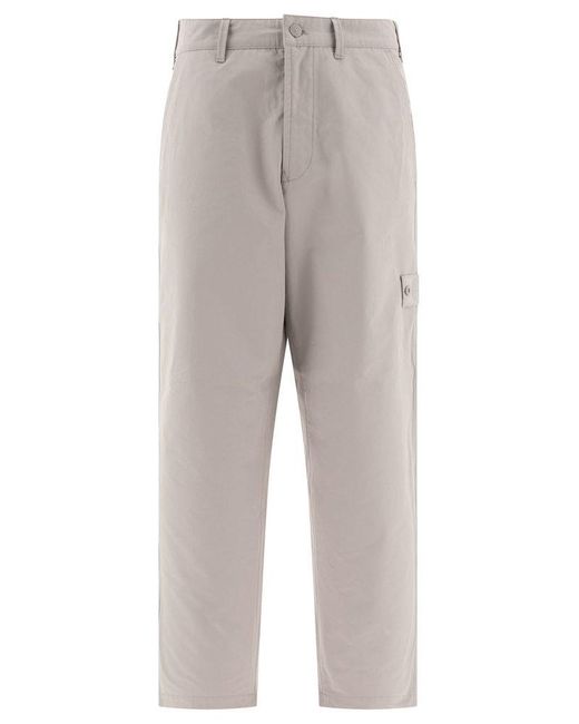 Stone Island Gray Ghost Regular Fit Trousers for men