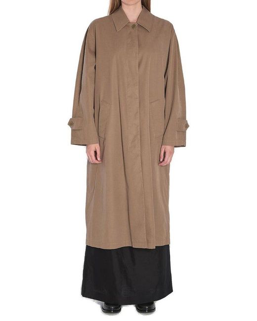 【The Row 】Roccoコットン＆カシミヤのコート 9037W3670TAUR_5bfd335c-4a55-