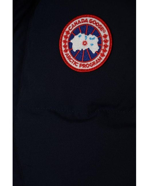 Canada Goose Blue Logo Patch Padded Gilet for men