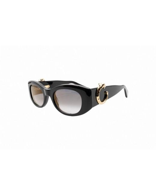 Cartier Black Cat-eye Frame Sunglasses