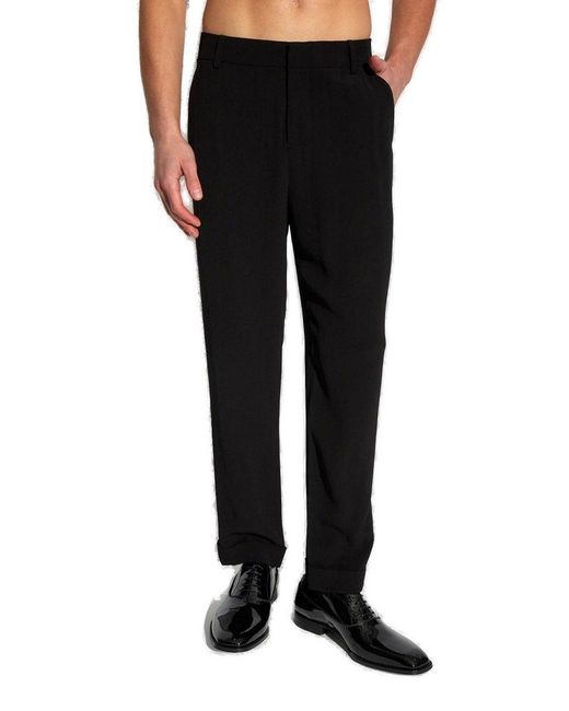 Balmain Black Side-stripe Trousers, for men
