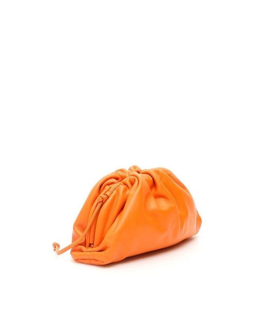 Bottega Veneta Orange The Mini Pouch Bag