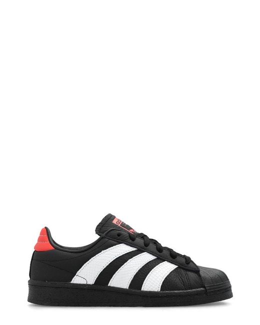 Adidas Originals Black 'superstar 82 W' Sneakers,