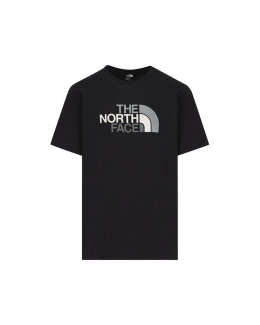 The North Face Black Logo Printed Crewneck T-shirt for men