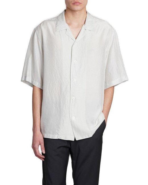 Barena White Solana Tendor Short-sleeved Shirt for men