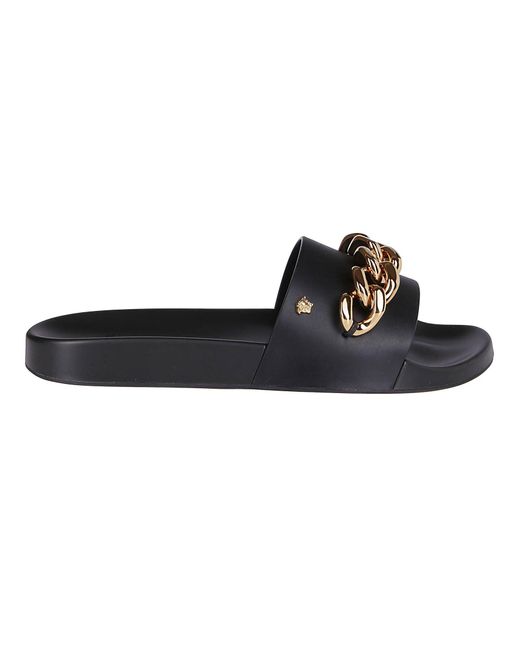 versace men's medusa slides