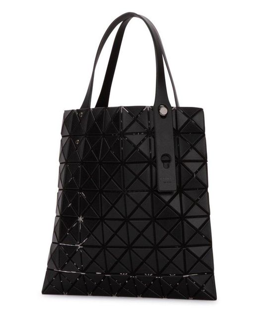 Issey Miyake Black Lucent Matte Top Handle Bag