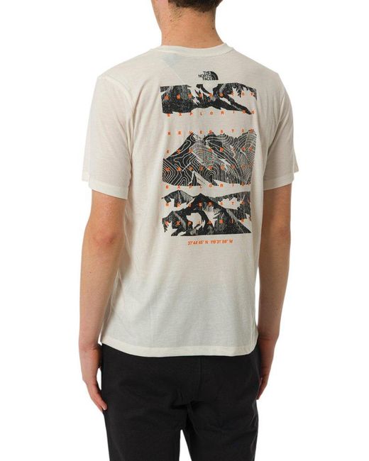 The North Face White Mountain Printed Foundation T-Shirt for men