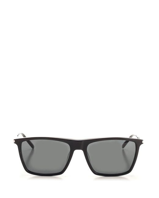 Saint Laurent Gray Saint Laurent Sl 668 Square Frame Sunglasses for men