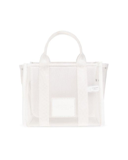 Marc Jacobs White 'the Mesh Tote Small' Shopper Bag,