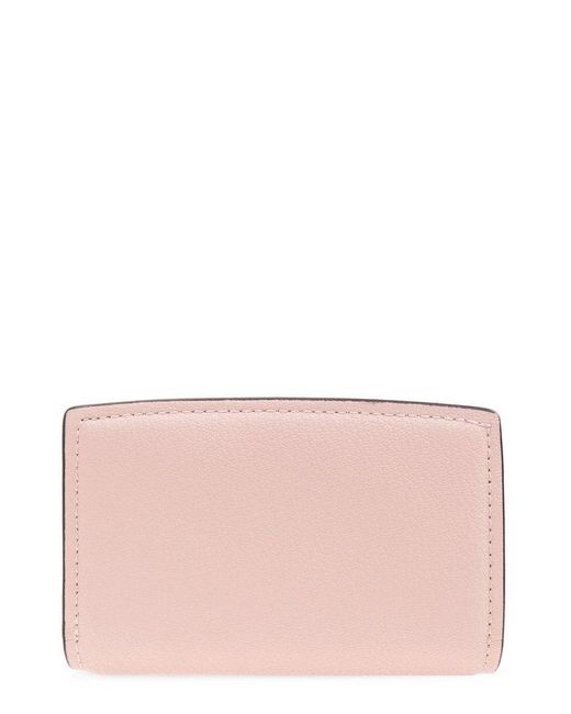 MICHAEL Michael Kors Pink Bryant Logo Lettering Wallet