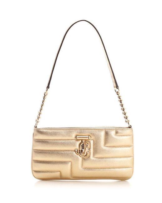 Jimmy Choo Metallic Avenue Slim Shoulder Bag