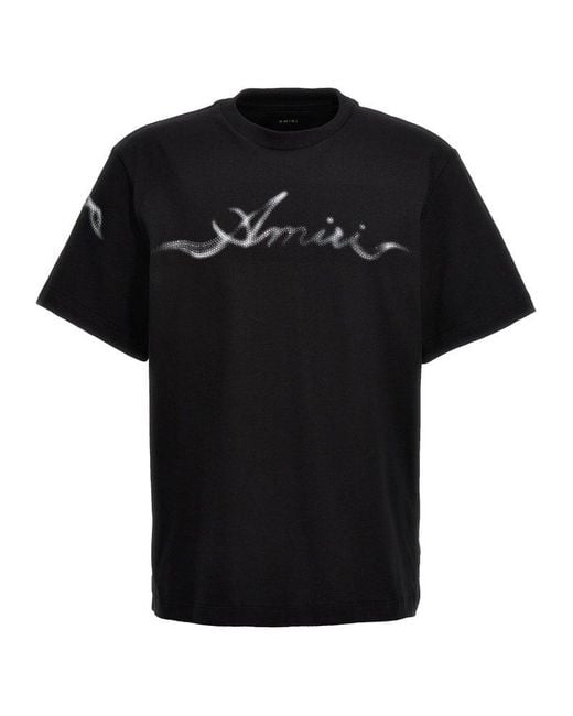 Amiri Black Smoke T-shirt for men
