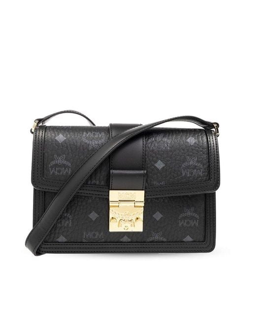 MCM 'Tracy' Shoulder Bag in Black | Lyst