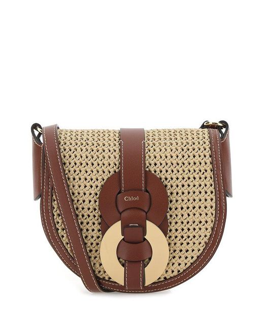 Leather Top Handle Bag With O Ring Women's Crossbody 