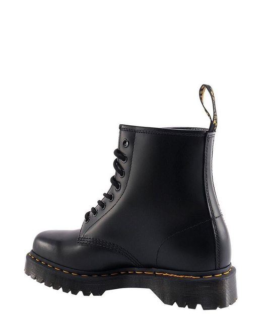 Dr. Martens Black Leather Lace-up Boots