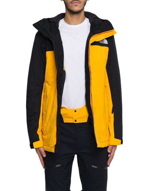 The North Face Zip up High Neck Jacket in Orange for Men Lyst UK