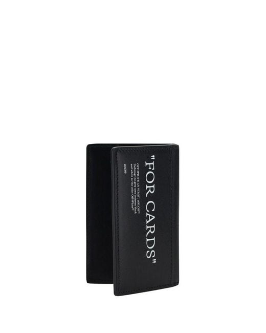 Off-White c/o Virgil Abloh Black Wallets for men