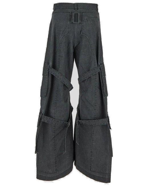 Acne Gray Layered Cargo Pants