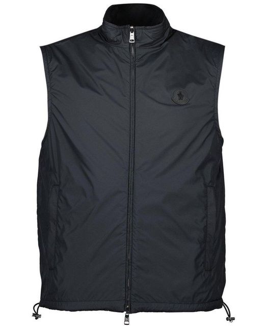 Moncler Black Reversible Padded Gilet for men
