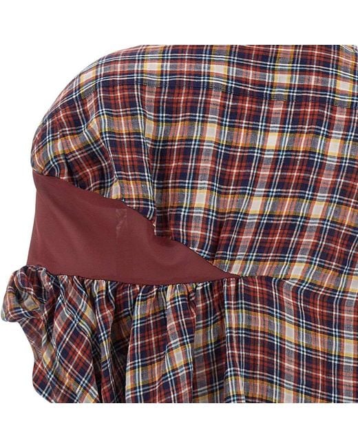 売れ筋アイテムラン Vivienne Lyst | Shirt Asymmetric Checked Westwood トップス