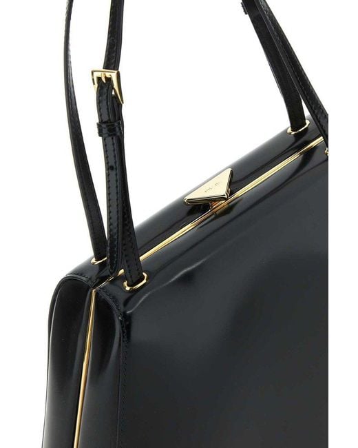 Prada Black Leather Handbag