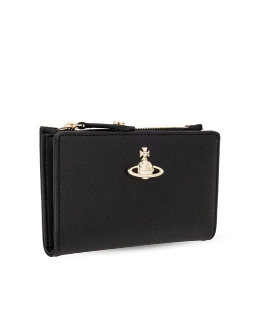 Vivienne Westwood Black Wallet With Logo
