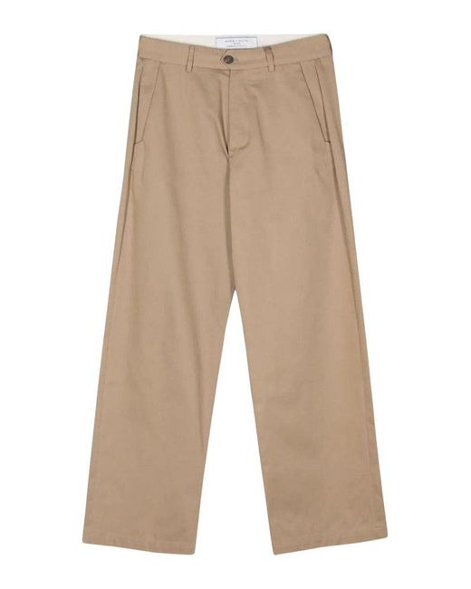 Societe Anonyme Natural Elegant Cross Twill Trousers