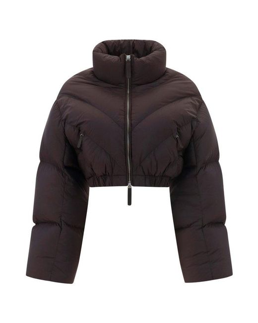 Khaite Brown Farine Cropped Puffer Jacket