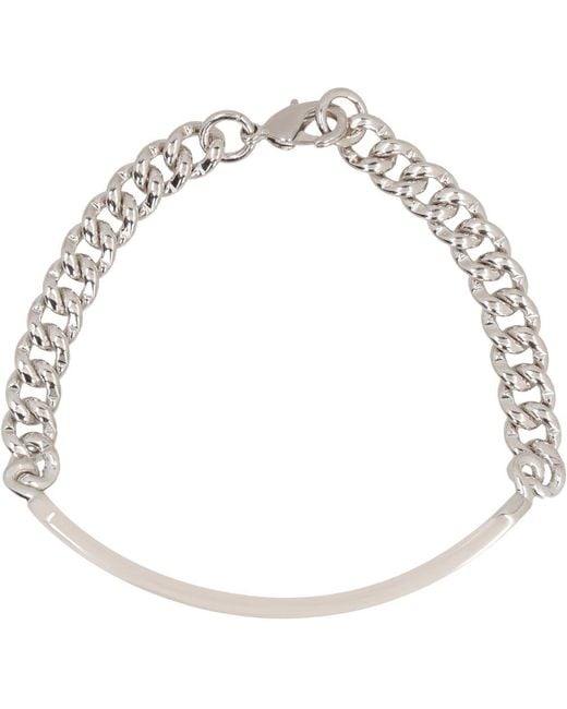 A.P.C. Black Chain Bracelet for men