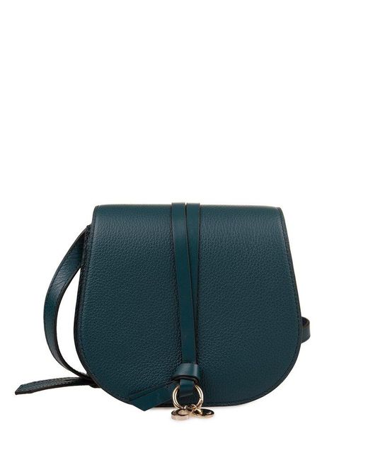 Chloé Green Alphabet Saddle Bag