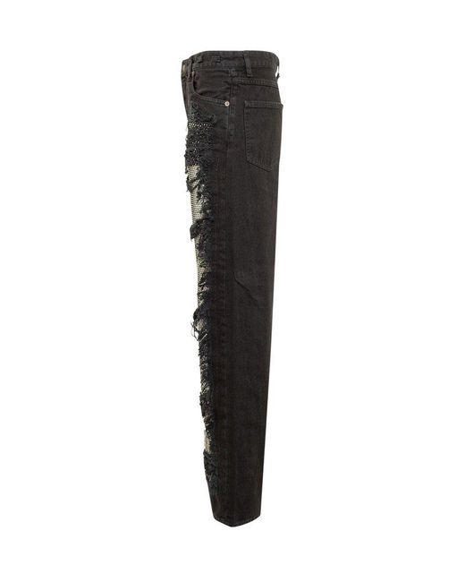 DARKPARK Black Karen Embellished Distressed Jeans