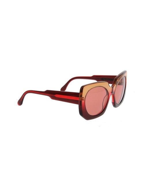 Marni Pink Jellyfish Lake Lava Cat-eye Frame Sunglasses