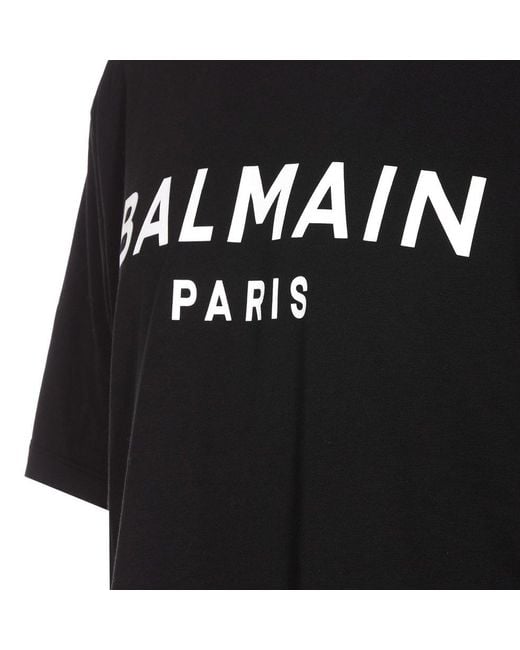 Balmain Black Classic T-Shirt for men