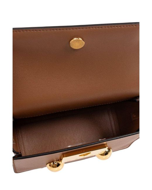 Marni Brown Shoulder Bag Trunkaroo Mini