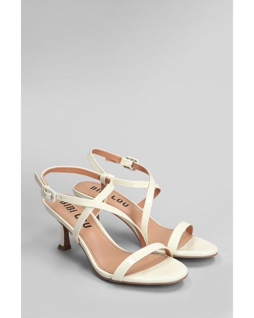 Bibi Lou White Nica Buckled Sandals