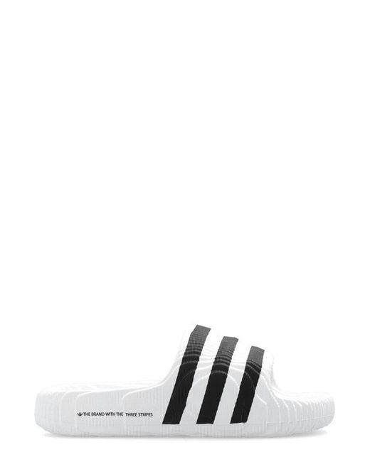 Adidas Originals Black Adilette 22 Slides