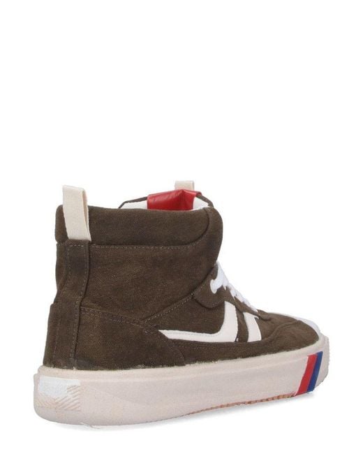 Pro Keds Brown High-Top Lace-Up Sneakers for men