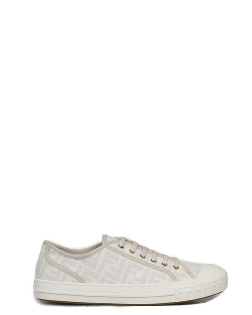 Fendi Domino Sneakers in White for Men | Lyst