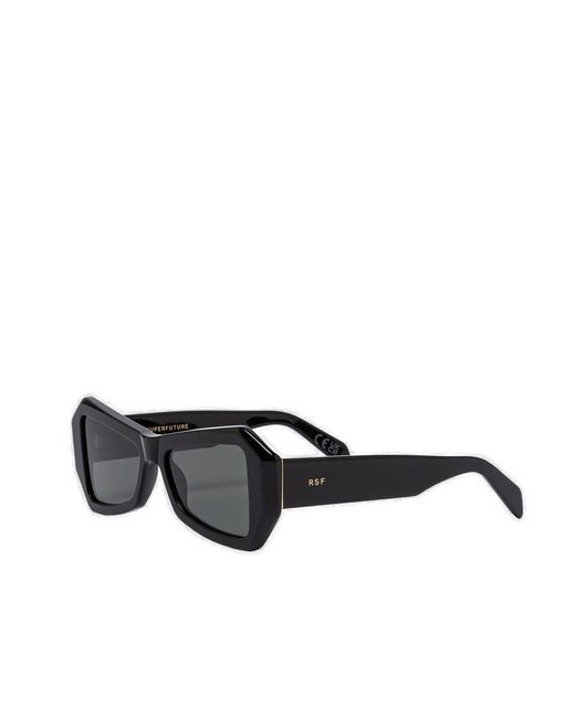 Retrosuperfuture Black Tempio Cat-eye Sunglasses for men