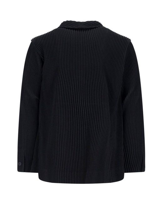 Homme Plissé Issey Miyake Black Tailored Pleats 1 Blazer for men