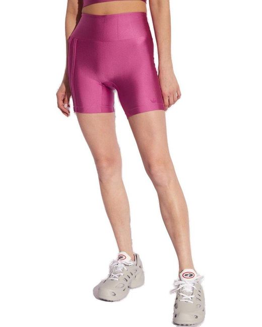 Adidas Originals Pink Short Leggings With Logo, '