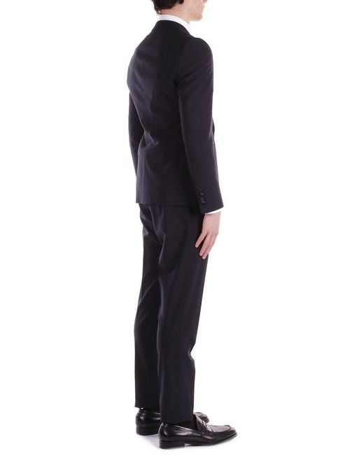 Emporio Armani Blue Two Piece Dinner Suit for men