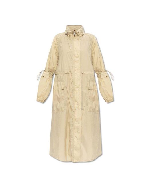 Moncler White 'lins' Coat,