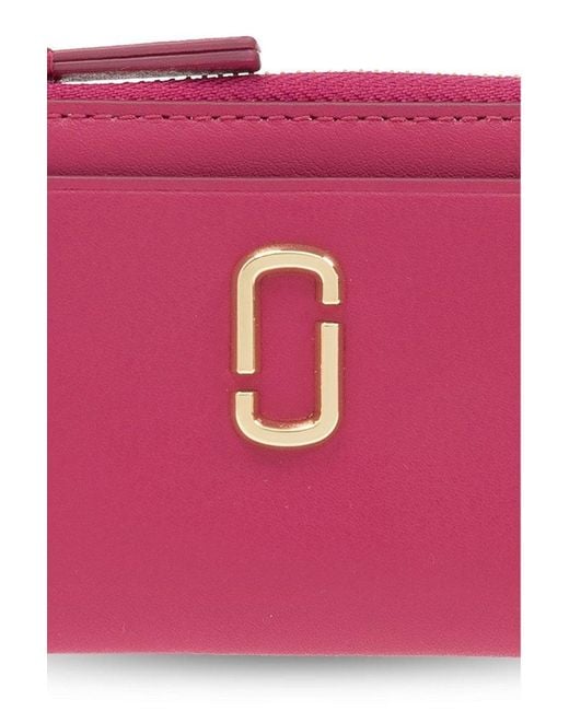 Marc Jacobs Pink Card Case With Logo