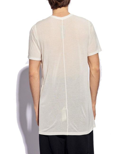 Rick Owens White 'level T' T-shirt, for men