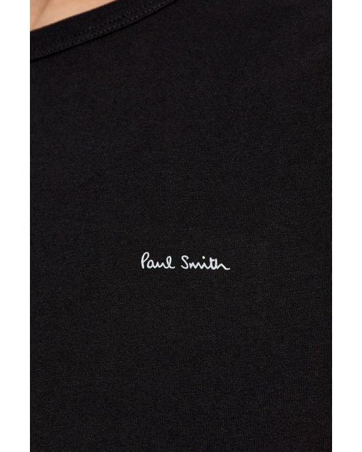 Paul Smith Black T-shirt Three-pack, for men