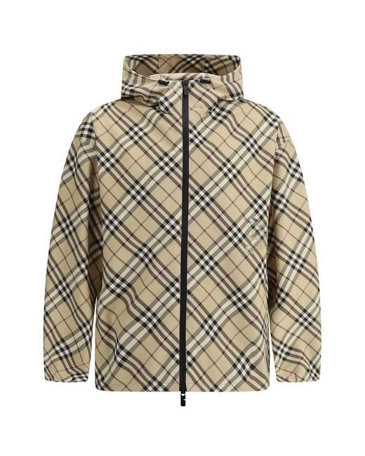 Burberry Natural Hooded Jacket for men