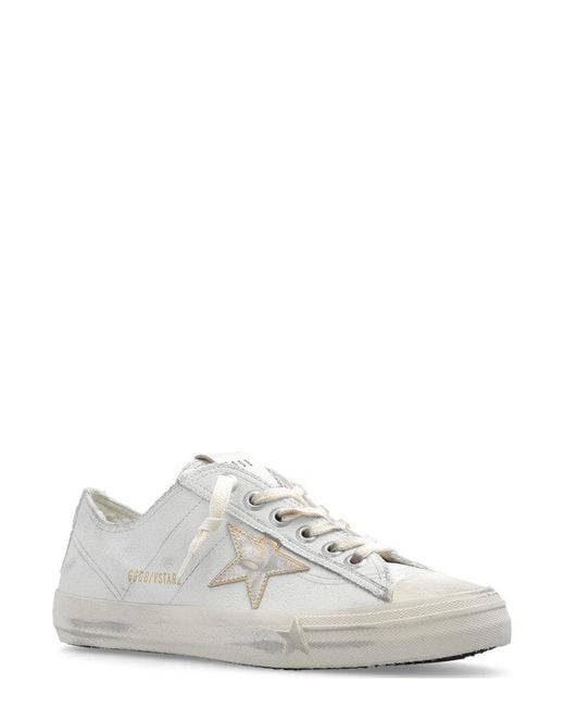 Golden Goose Deluxe Brand White V-star 2 Lace-up Sneakers